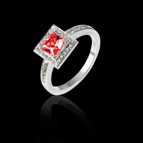 Perrine Ruby Engagement Ring